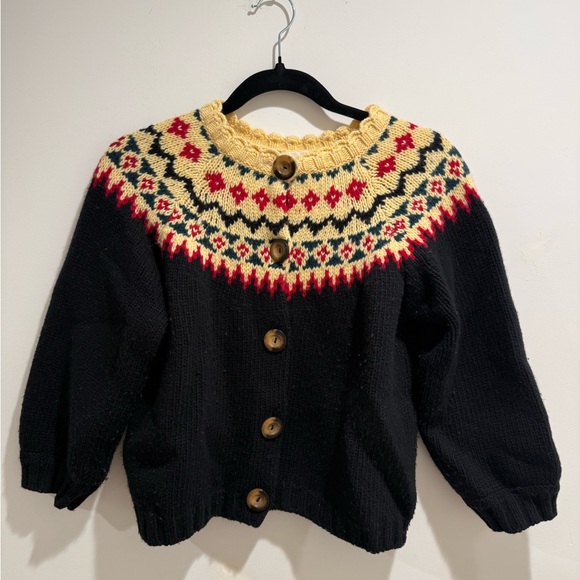 Doen Other - DÔEN Fair Isle Wool Cardigan
